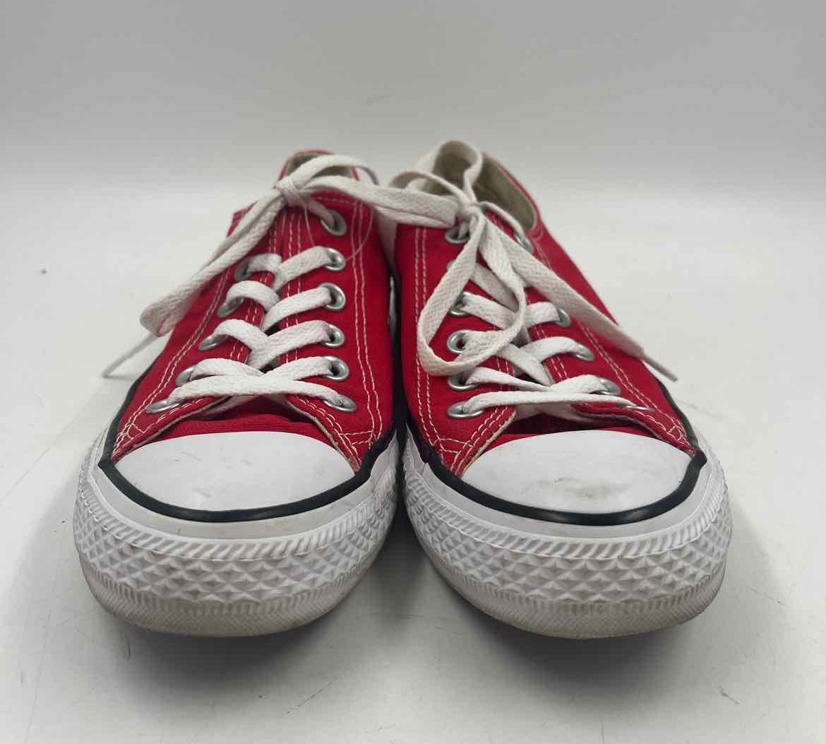 Converse Women's Shoe Size 7 Red Solid Sneakers