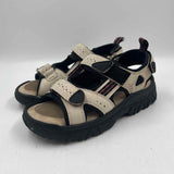 Dunlop Women's Shoe Size 6 Beige Laser Cut Sandals