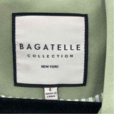 Bagatelle Women's Size L Green Solid Trenchcoat
