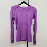 Lululemon Junior's Size S Purple Heathered Long Sleeve Shirt