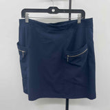 Chico's Women's Size 12 Navy Solid Skirt