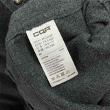 CQR Men's Size 3X Charcoal Solid Long Sleeve Shirt