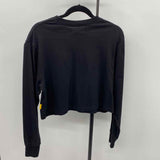 Yellow Label Women's Size M Black Solid Long Sleeve Shirt