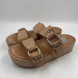 Dolce Vita Women's Shoe Size 8.5 camel Solid Sandals