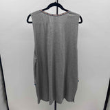 Hayden Women's Size 2X Gray Textured Sleeveless Shirt