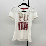 Puma Women's Size L White Logo T-Shirt