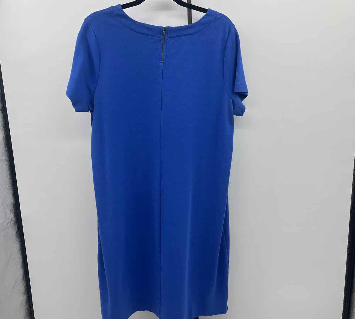 Talbots Women's Size 2XP Blue Solid Dress