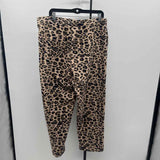 Charlie B Women's Size XL Black Animal Print Dress Set