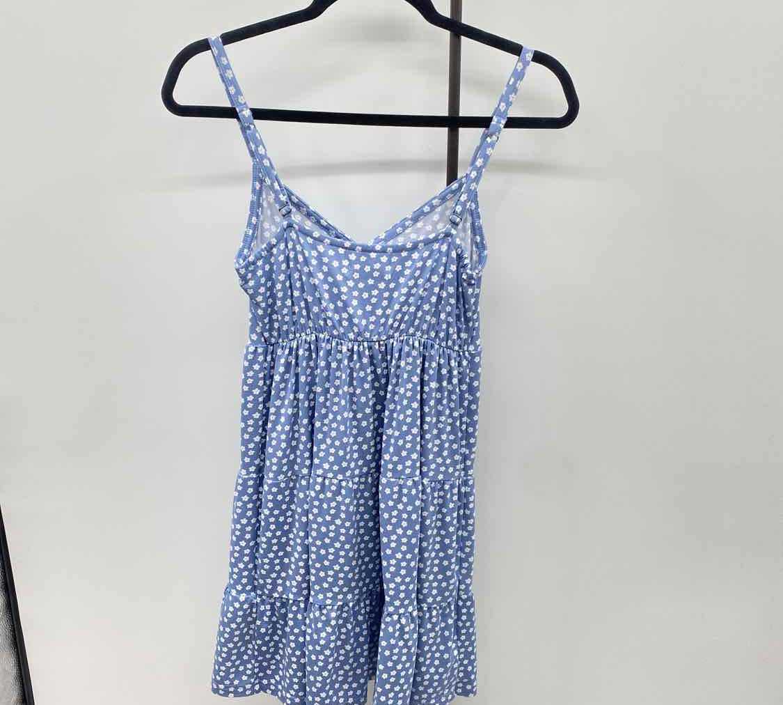Hollister Junior's Size 2 Blue Floral Dress
