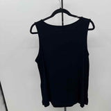 Chico's Women's Size XL Black Solid Sleeveless Shirt