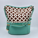 Spartina Women's Aqua Solid Purse