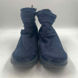 Bzees Women's Shoe Size 9W Navy Solid Boots