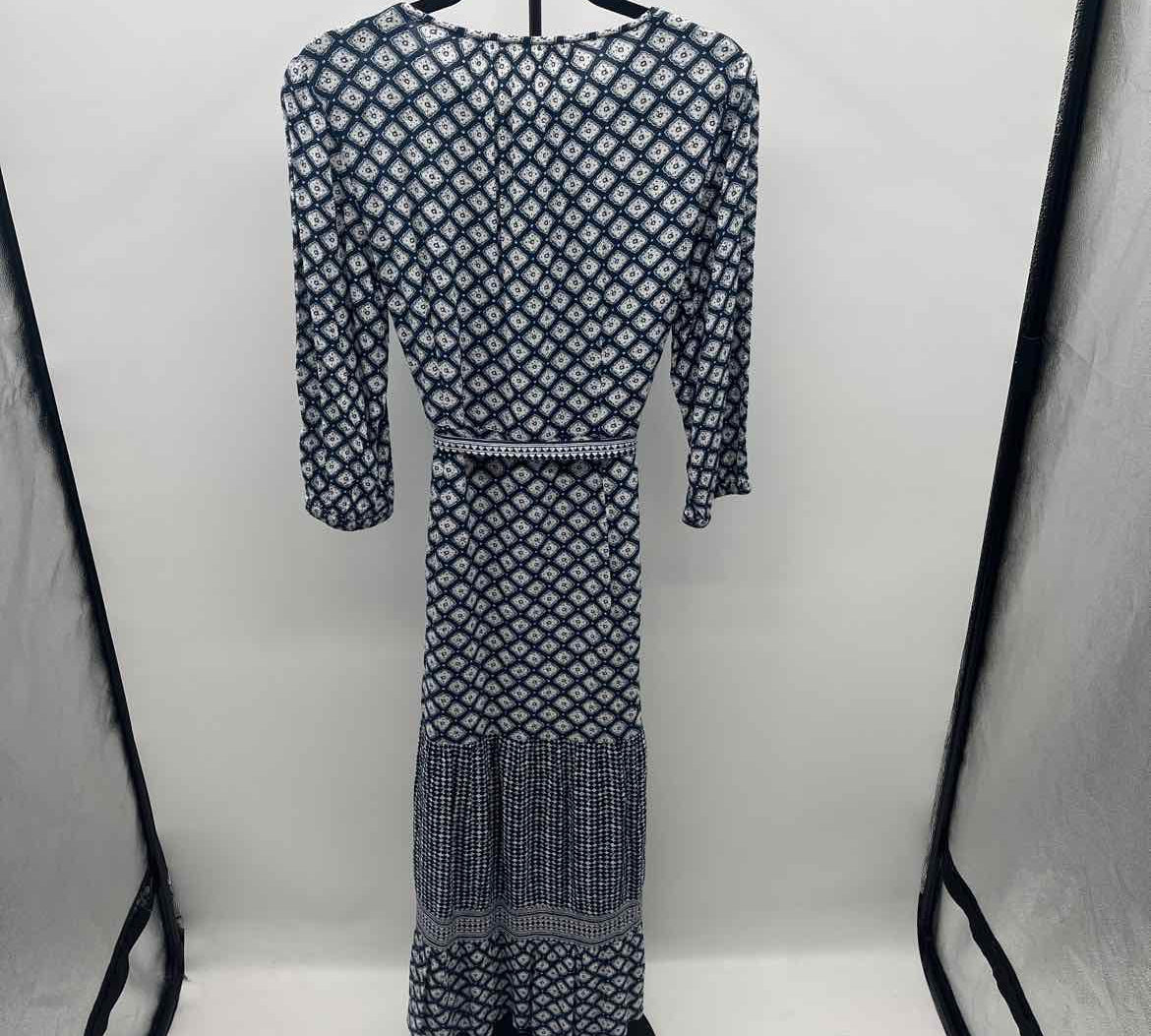 Fat Face Women's Size 12 Blue medallion Dress