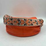 Ah Dorned Women's Orange New Without Tag Solid Purse