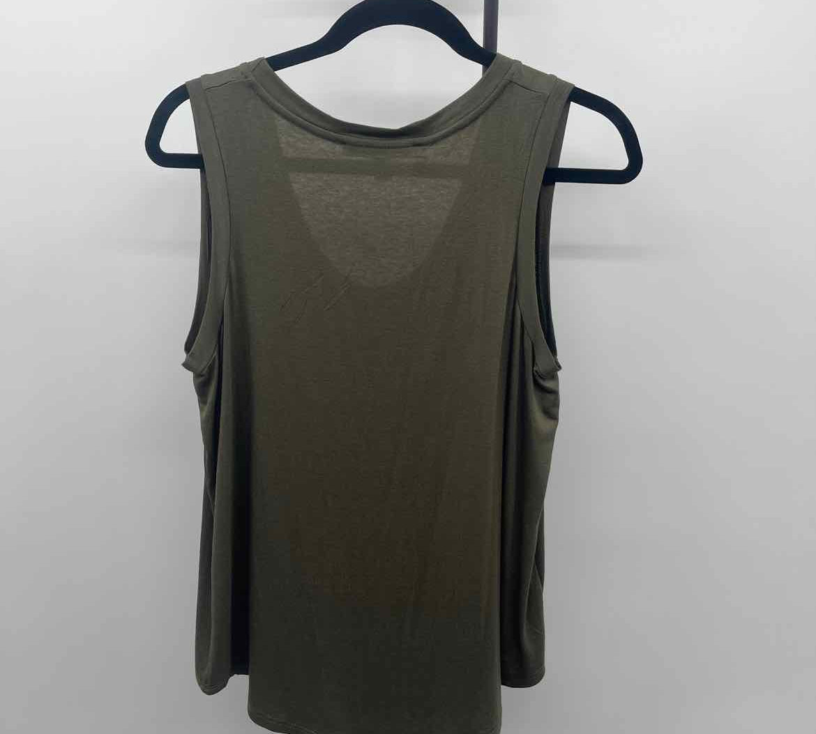 blue sol Women's Size L Green Solid Tank