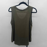 blue sol Women's Size L Green Solid Tank