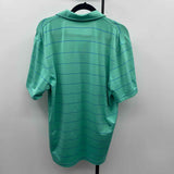 Vineyard Vines Men's Size M Green Striped Short Sleeve Shirt
