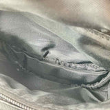 WILSON's LEATHER Black Leather Belt Bag Purse