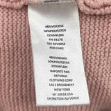 Workshop Women's Size M Blush Textured Sweater