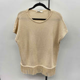 Chico's Women's Size L Beige Textured Sweater