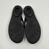 Oka B Women's Shoe Size 6 Black Solid Flip Flops