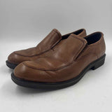 Ecco Men's Shoe Size 12 Caramel Leather Solid Loafers
