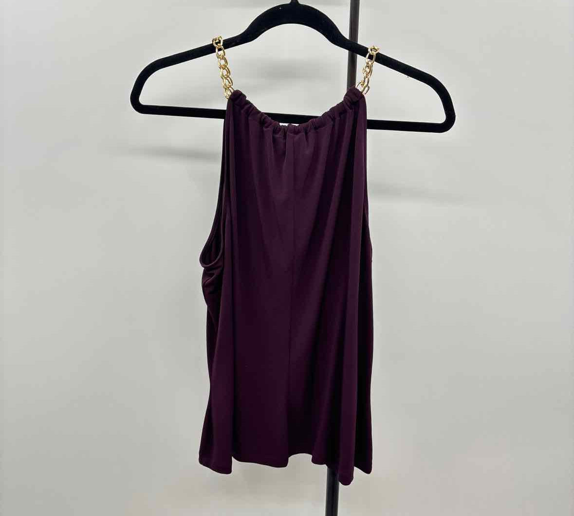 Calvin Klein Women's Size XL Purple Solid Tank