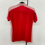 Antigua Women's Size M Red Textured Short Sleeve Shirt
