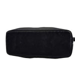 Bottom COACH Black Canvas Flap Front Shoulder Bag Purse w/Adjustable Strap