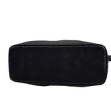 Bottom COACH Black Canvas Flap Front Shoulder Bag Purse w/Adjustable Strap