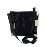 NWT MARLA WYNNE Black SEAT BELT Crossbody Purse
