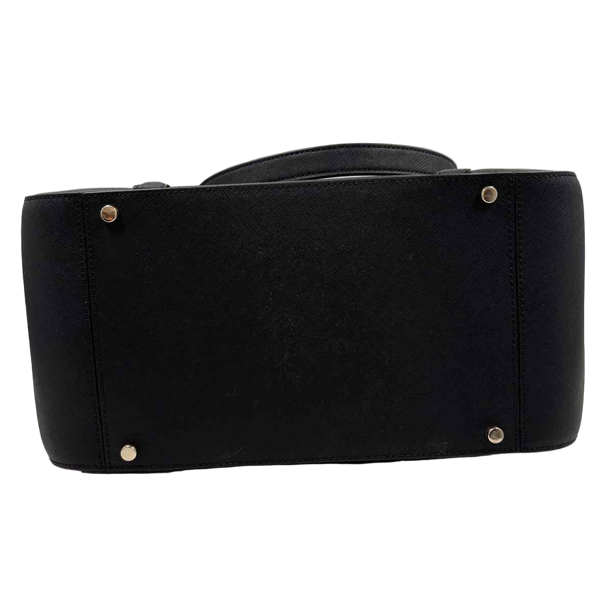 Bottom KATE SPADE Black Saffiano Leather NEWBURY LANE LODEN Tote Bag Purse