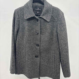 London Fog Women's Size L Charcoal Textured Jacket