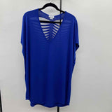 Jordan Taylor Women's Size 1X Royal Blue cutouts Coverup