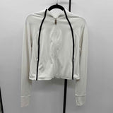 Athleta Women's Size M White Solid Jacket