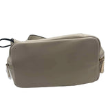 Vo73 Ivory Vegan Leather Handled Crossbody Purse