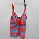 Beach House Women's Size 16 Red Abstract Swimsuit - 2 Piece