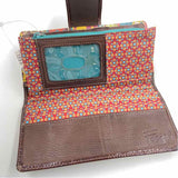 FOSSIL Women's Brown Patchwork Wallet