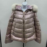Apres-Ski Women's Size L Pink Solid Coat