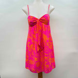 Lilly Pulitzer Women's Size 2 Orange Floral Dress