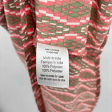MK Women's Size L coral Aztec Short Sleeve Shirt
