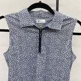 Greg Norman Women's Size S Navy Umbrella Sleeveless Shirt