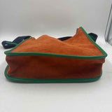 Shira Leah Women's Orange Stripe Purse