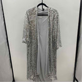 Torrid Women's Size 18 Silver Sequins Cardigan