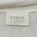 Cyrus Women's Size XL Ivory Solid Cardigan