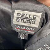 Pelle Studio Women's Size 14 Black Solid Skirt