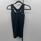 Under Armour Junior's Size S Black Solid Tank