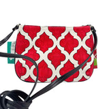 NWT BRIGHTON Red White & Green LOVE DOVE Crossbody Purse