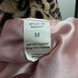 CABI Women's Size M Tan Animal Print Jacket