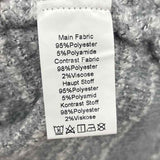 Grace Karin Women's Size XL Gray Textured Cardigan
